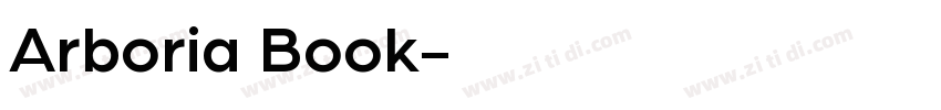Arboria Book字体转换